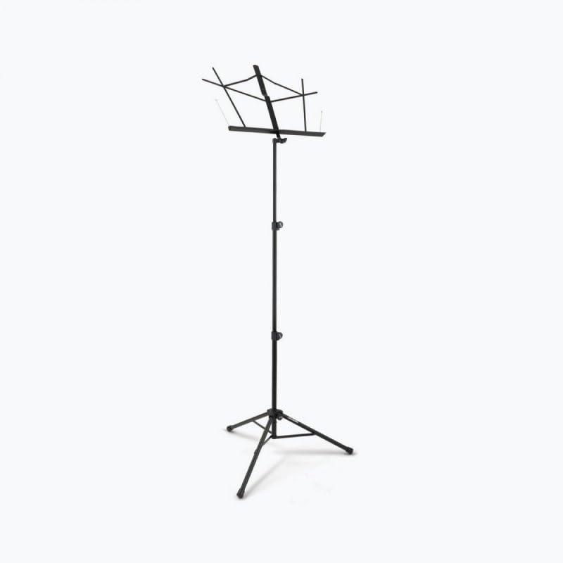 OnStage On-Stage SM7222BB Tripod-Base Sheet Music Stand with Bag (Portable, Folding Sheet Music Setup, Adjustable Height and Angle, Heavy-Duty Tubular Legs, Nonslip Rubber Feet, Metal, Black) - Image 4